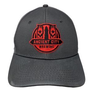 Ancient City Brewing Fitted Hat Gray One Size Embroidered St. Augustine FL